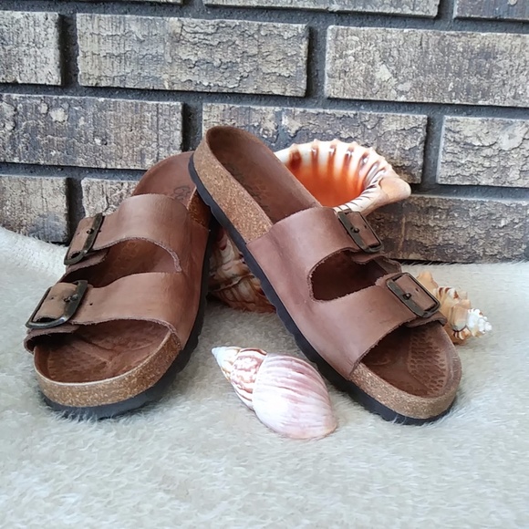 Bio Step Shoes - Bio Step / Birkenstock like leather sandals